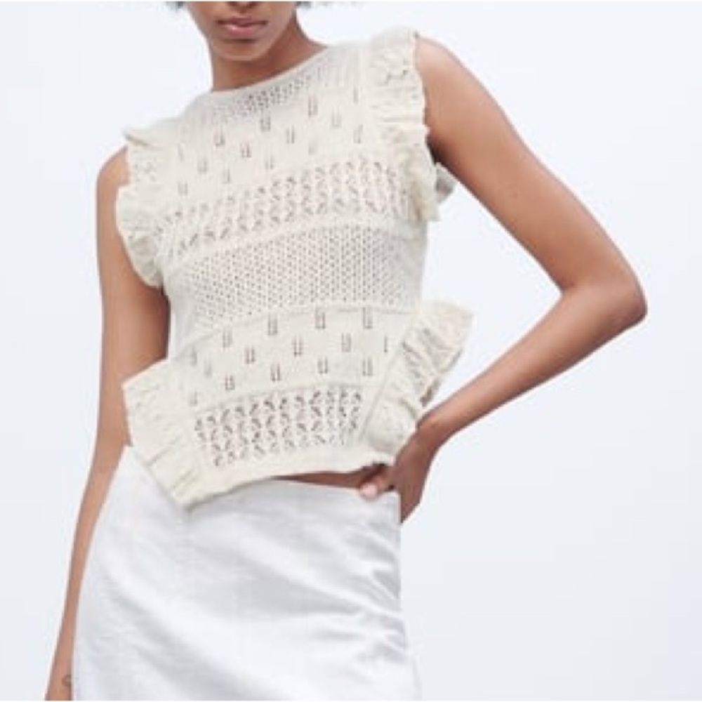 Zara Crochet Top